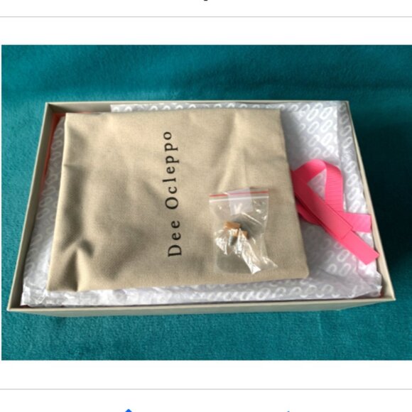 NIB Dee Ocleppo Leather Metallic Copper Caged Mule Sandals Belize 8.5 MSRP $375 - Picture 6 of 16